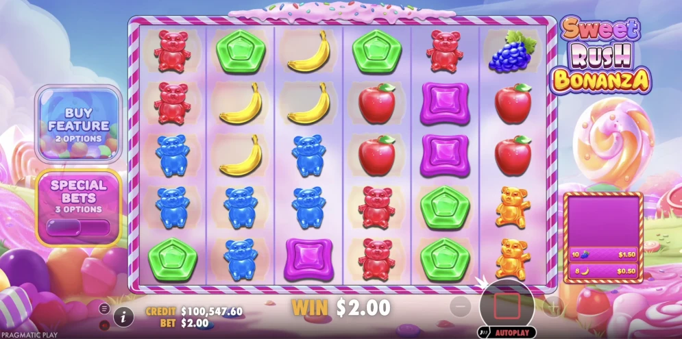 Sweet Rush Bonanza demo